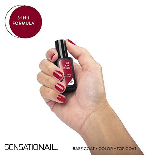 Sensationail Express Gel Starter Kit Manicura Color Red Your Profile - 10 ml