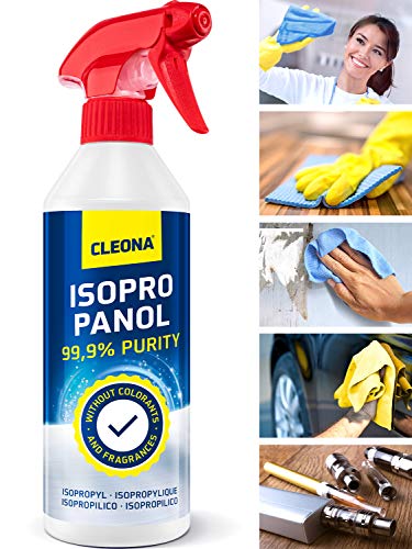 sopropilico 99,9% Isopropanol Limpieza IPA - Limpiador de desengrasante 500 ml