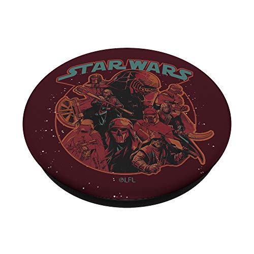 Star Wars The Rise of Skywalker Dark Side Stars PopSockets PopGrip: Agarre intercambiable para Teléfonos y Tabletas