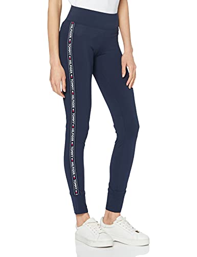 Tommy Hilfiger Legging Mallas, Azul (Navy Blazer 416), Large para Mujer