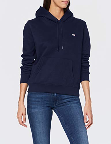 Tommy Hilfiger Tjw Regular Fleece Hoodie Sudadera, Azul (Twilight Navy), XS Mujer