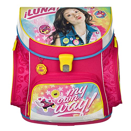 Undercover Mochila Escolar con Estuche Escolar, Bolsa para Zapatos, Estuche y Bolsillo en el Pecho, de Disney Soy Luna, 5 Piezas, Mochila Escolar, 40 cm, Rosa (Rosa) - 10011502