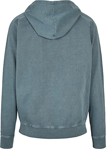 Urban Classics Overdyed Hoody Sudadera con Capucha, Dustyblue, L para Hombre