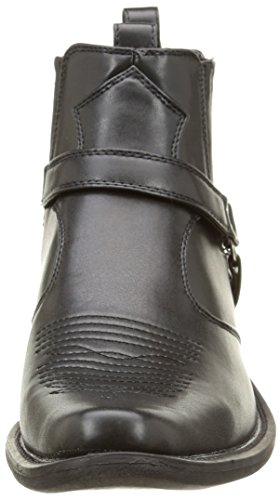 Us Brass Eastwood Botas Vaquero, Color Negro, Talla 43 EU / 9 UK