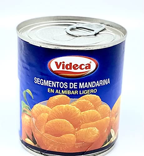 VIDECA - Mandarina segmentos en almibar ligero 6x312g.