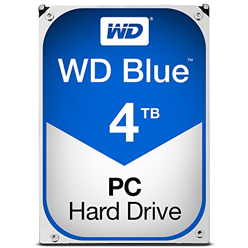 WD Blue - Disco duro para ordenadores de sobremesa de 4 TB (5400 rpm, SATA a 6 Gb/s, 64 MB de caché, 3,5") azul