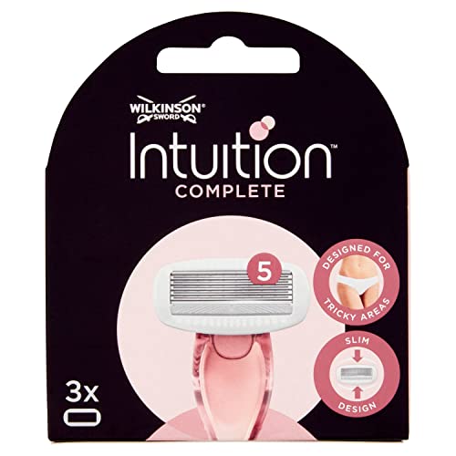 Wilkinson Sword Intuition Complete - Cuchillas de afeitar para mujer (3 unidades)