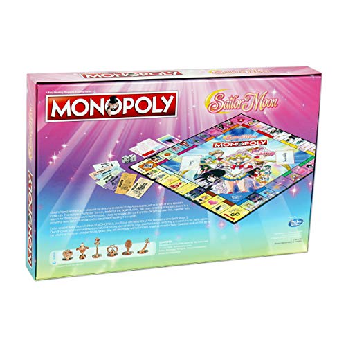 Winning Moves Monopoly Monopolio Sailor Moon, Color Luna Marinero, Talla única (036177)