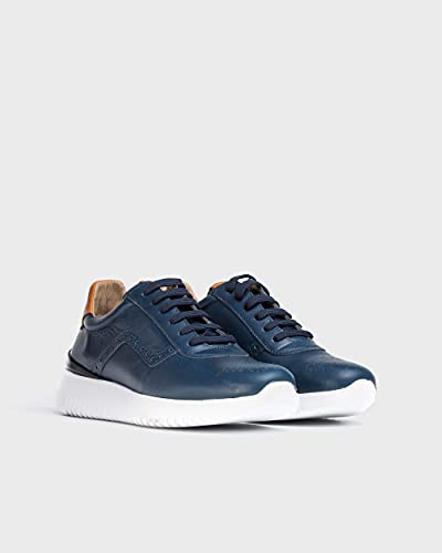 Wonders - Deportivas Piel picado para Hombre Azul 41