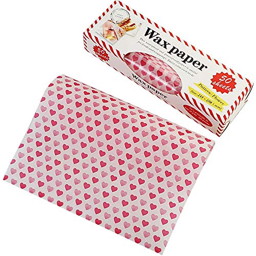 100 Hojas de Papel Encerado,Papel de Envoltura de Alimentos,Papel Encerado para Alimentos,Papel de Cera Antiadherente Forro,25X21.5cm,para Bocadillo,Hamburguesas,Pasteles de Pizza, Sándwiches