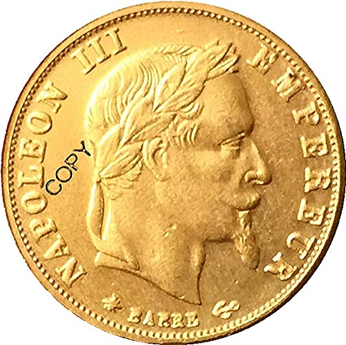 1862 Francés 5 francos-Copia de la Moneda de Napoleón III