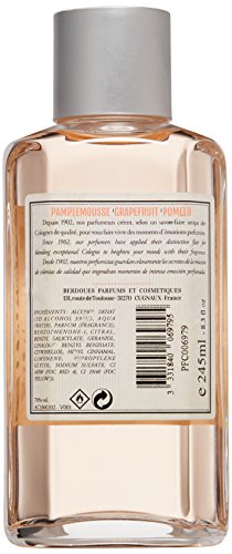 1902 Pamplemousse Eau De Cologne Tradition Splash 8.3 Oz / 245 Ml von Berdoues für Männer