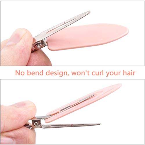 20 Piezas de Pinzas para el Pelo sin Doblar Clips, Herramienta de Clips de Peinado para Mujeres Niñas