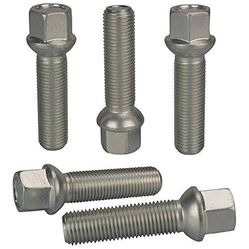 20 tornillos de rueda M12x1,5x40 para llantas MB - llantas DB I tornillos de rueda esféricos I Made in Europe I SW 17mm