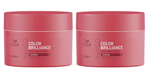 2er Color Brilliance Mask Invigo Wella Professionals für kräftiges Haar je 150 ml = 300 ml