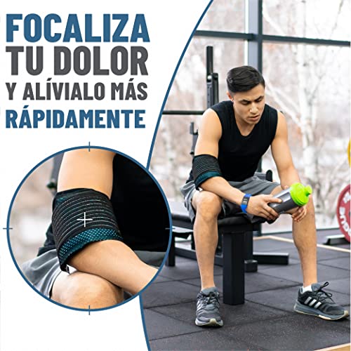 2x Parches de Calor con Gel Reutilizables - Efecto Calor-Frio - Compresas Calor Frío - Adaptada Microondas & Congelador - Multiusos para Todas las Partes del Cuerpo - Alivia Dolor y Lesiones