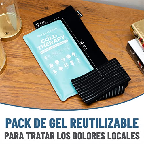 2x Parches de Calor con Gel Reutilizables - Efecto Calor-Frio - Compresas Calor Frío - Adaptada Microondas & Congelador - Multiusos para Todas las Partes del Cuerpo - Alivia Dolor y Lesiones