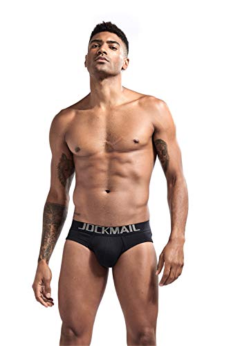 3 Piezas/Pack Ropa Interior Calzoncillos para Hombre básico Slip Algodón para Hombre Sexy Hombre Calzoncillos Boxers Slips (L, 3 Colors)