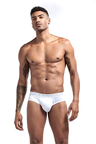 3 Piezas/Pack Ropa Interior Calzoncillos para Hombre básico Slip Algodón para Hombre Sexy Hombre Calzoncillos Boxers Slips (L, 3 Colors)