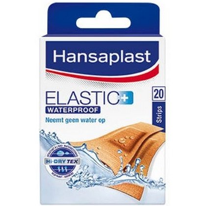 3 x hansaplast tiritas Elastic Waterproof – 20 tiras