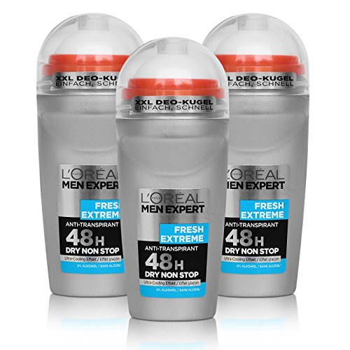 3 x Loreal Men expert Fresh Extreme – transpirant 48h Deodorant 50 ml