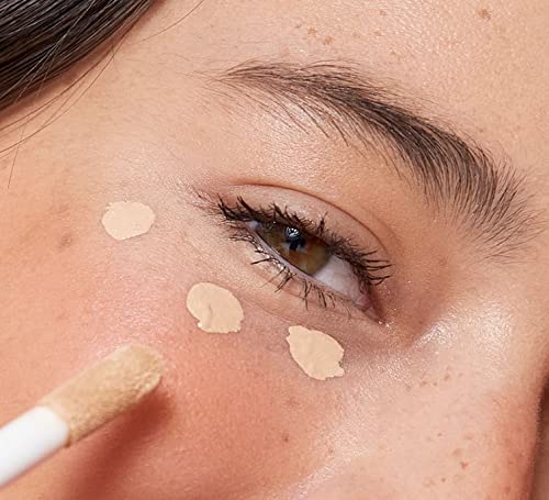 3INA MAKEUP - Vegano - Libre de crueldad - El corrector 615 de 24 horas - Cobertura media completa - Larga duración - Corrector líquido de ojos de ojeras y manchas - con aplicador suave - Arena clara