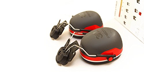 3M PELTOR X3P3 Orejeras para casco con anclaje P3E 32db (1 orejera/caja), rojo