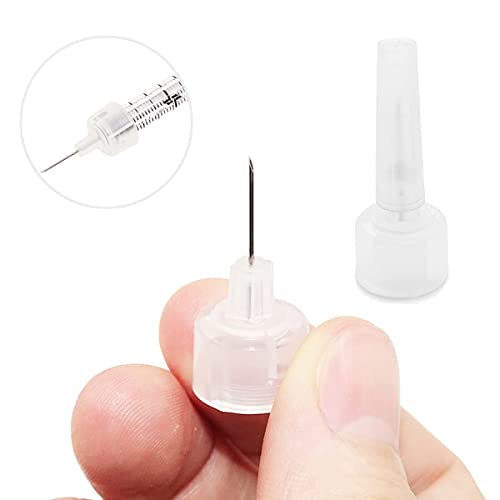 5pcs 0.3ml Ampolla Head, Hyaluron Pen Cabeza de Ampolla con 1 Dispensador de Medicamentos para Levantar los Labios Herramienta de Cuidado de la Piel Antiarrugas