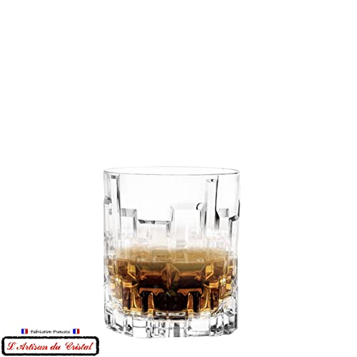 6 Copas de cóctel/Whiskey/Aperitivo de Cristal - Service Graffic (34 cl) - Hand Made - Made in France - Maison Klein - 54120 Baccarat France - Set de Regalo