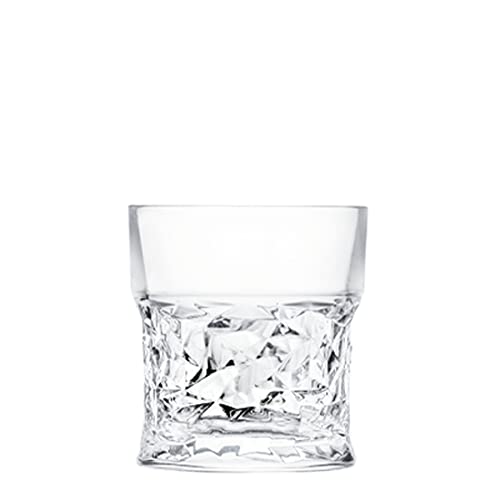 6 Copas de cóctel/Whiskey/Aperitivo de Cristal - Service Iceman (32 cl) - Artisan du Cristal - Caja de regalo - Firmado : Klein 54120 Baccarat France