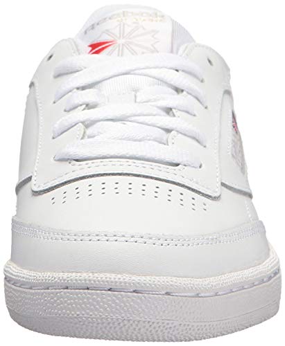 (7.5 B(M) US, White/Light Grey) - Reebok Women's Club C 85 Running Shoe