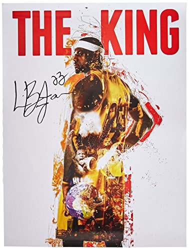 777 Tri-Seven Entertainment LeBron James The King Cavaliers - Póster de 45,72 x 60,96 cm, 23 colores