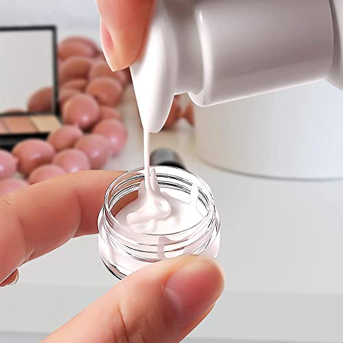 84 Piezas Envase Crema, Tarros Muestra Crema Viaje, Frascos Cosméticos Vacíos, Plastico Portátil Tarro Crema Vacío para Lociones, Cremas, Bálsamos Labiales, Cosméticos (Color Aleatorio)