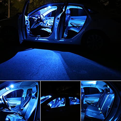 9 Uds. Bombillas de luz LED para Coche sin Error, Kit Interior de 12V, cúpula de Mapa, lámpara de matrícula para Maletero, para Hyundai Genesis Coupe 2010-2012