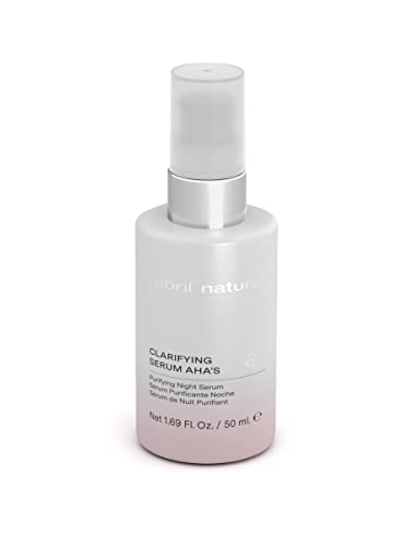 abril et nature Skin Clarifying Serun AHA's 50ml. Sérum purificante noche. Elimina impurezas e imperfecciones. 100% Vegano. Todo tipo de pieles.