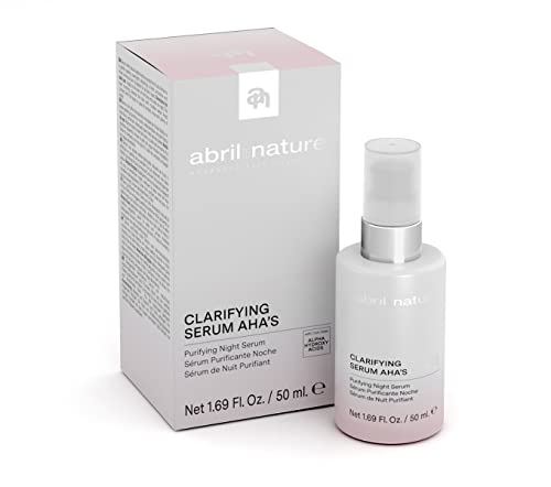 abril et nature Skin Clarifying Serun AHA's 50ml. Sérum purificante noche. Elimina impurezas e imperfecciones. 100% Vegano. Todo tipo de pieles.