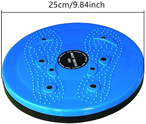 Acacia person Twist Cintura Torsión Disc Junta Ejercicio Aeróbico Fitness Reflexología Imanes Balance Equipo de Ejercicio Junta (Azul)