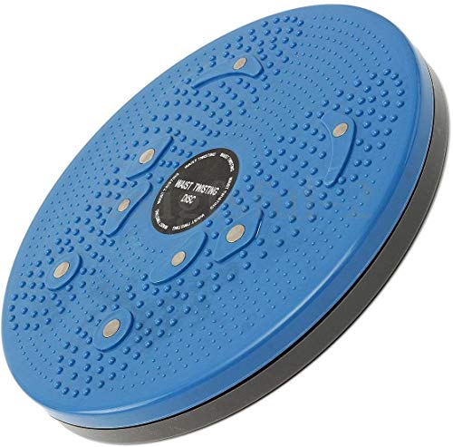 Acacia person Twist Cintura Torsión Disc Junta Ejercicio Aeróbico Fitness Reflexología Imanes Balance Equipo de Ejercicio Junta (Azul)