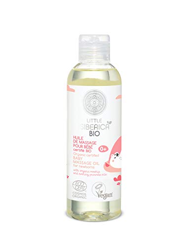 Aceite de masaje Orgánico para bebé Natura Sibérica, 200 ml