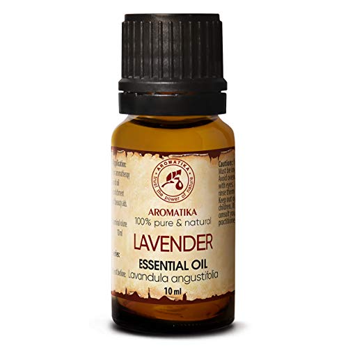 Aceite Esencial de Lavanda 10ml - Oleum Lavandulae - Bulgaria - 100% Puro y Natural - para Dormir Bien - Belleza - Bienestar - Aromaterapia - Relajación - Aroma de la Habitación - Lámpara de Aroma