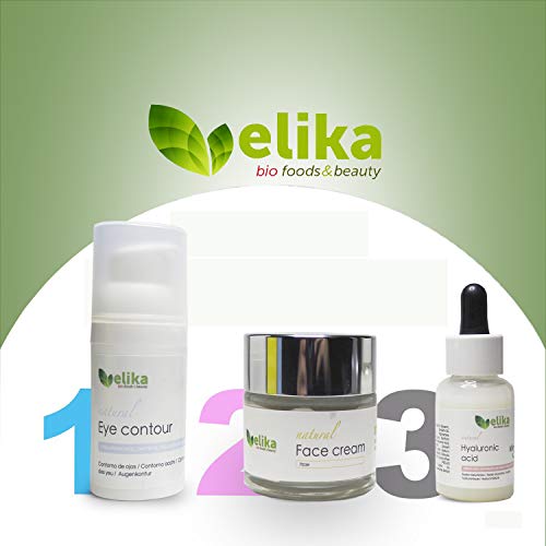 Ácido Hialurónico puro “Koko” de Elikafoods®. Sérum facial hyaluronic 3K, triple efecto antiedad, ultrahidratante y reafirmante, prevención antienvejecimiento. Indicada para todo tipo de piel, 30ml.