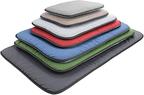 Acomoda Textil - Cama para Perros de Tela, Cama Perros Antideslizante y Lavable. Colchoneta Mascotas para Transportín y Hogar. (120x80, Negro)