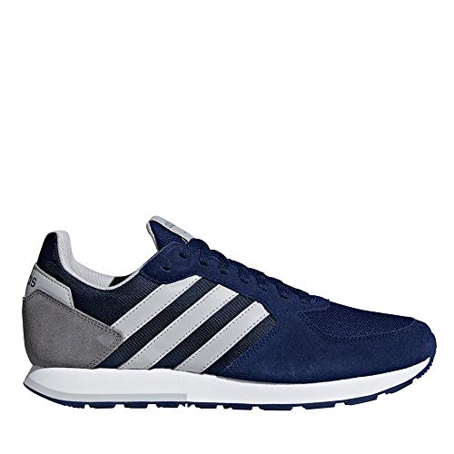 Adidas 8k, Zapatillas Hombre, Azul (Dark Blue/Grey Two F17/Grey Three F17 Dark Blue/Grey Two F17/Grey Three F17), 40 2/3 EU