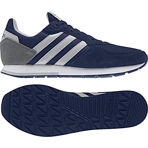 Adidas 8k, Zapatillas Hombre, Azul (Dark Blue/Grey Two F17/Grey Three F17 Dark Blue/Grey Two F17/Grey Three F17), 40 2/3 EU