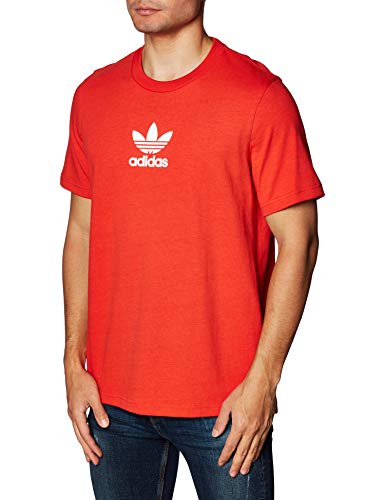 adidas Adiclr PRM tee Camiseta de Manga Corta, Hombre, Rojo (Lush Red), L