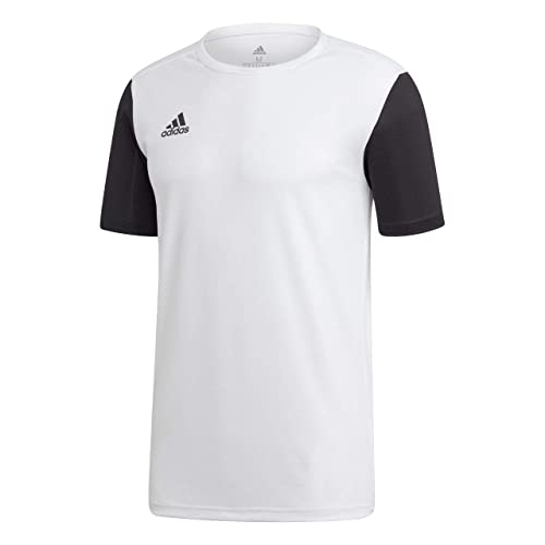 adidas ESTRO 19 JSY Camiseta de Manga Corta, Niños, White, L