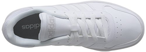 adidas Hoops 2.0, Zapatillas Hombre, Blanco (Footwear White/Footwear White/Grey 0), 42 EU