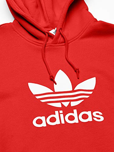 adidas Trefoil Hoodie Sudadera, Hombre, Lush Red, 2XL