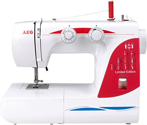 AEG Maquina de Coser AEG-124, blanco, 43