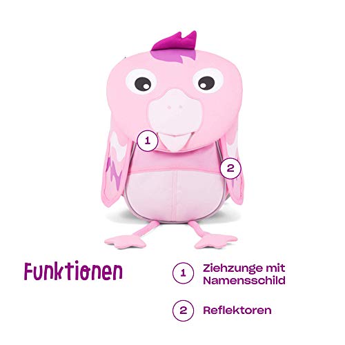 Affenzahn Flamenco - Mochila Infantil, 18 cm, Rosa